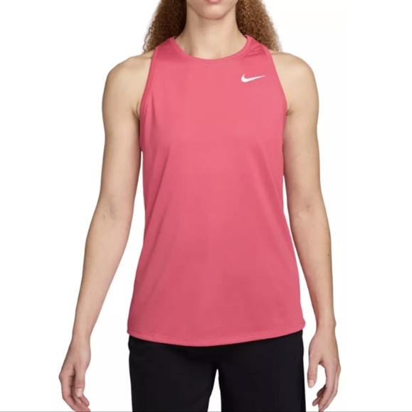 Women's Nike Dri Fit Tank Top size Large Pink - Picture 1 of 7